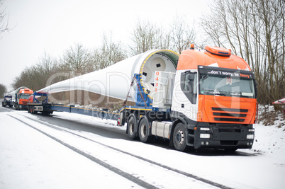 Schwertransport Windkraftanlage