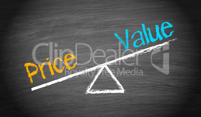 Price and Value - Finance Concept