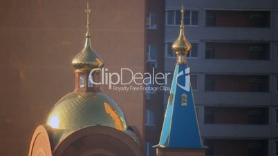 Orthodox church domes