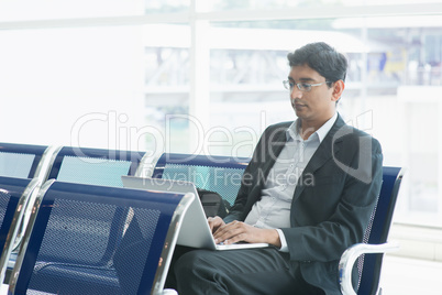 Indian business man at airport