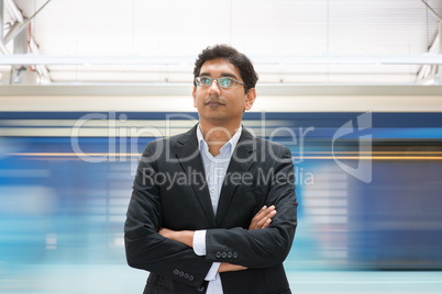 Indian people at railway station