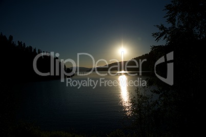 Coeur d'Alene lake at dusk 5