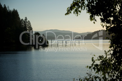 Coeur d'Alene lake at dusk 7