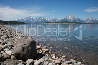 Jackson Lake and Grand Tetons 2