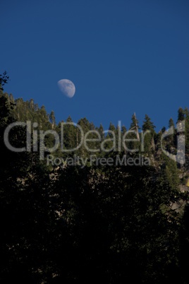 Moon over Yosemite 2