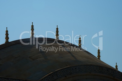 Roof of Summer Palace at Amber Fort