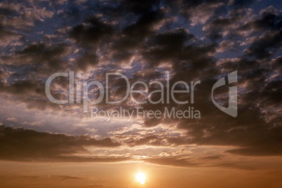 Sunset over the Grand Canyon