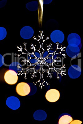 Xmas tree snowflake with bokeh lights 3 Xmas tree snowflake with bokeh lights 3