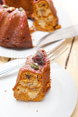 chestnut cake bread dessert