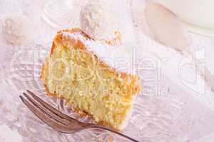 kokos quark cake