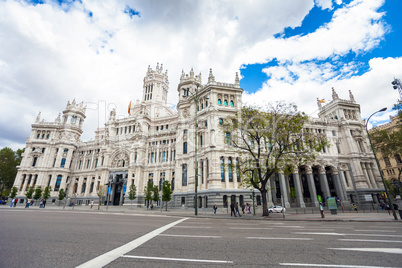 City Hall of Madrid, cultural center and monument of the city in
