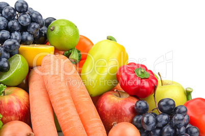 collection fruit and vegetable