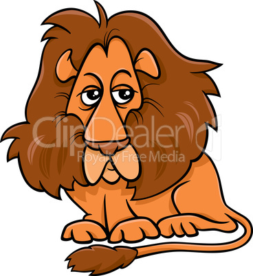 lion animal cartoon illustration