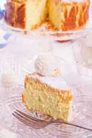 kokos quark cake