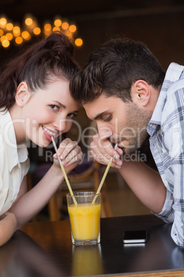 Cute couple on a date