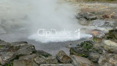 Hot Springs Geyser Closeup, Furnas, Azores, Portugal