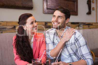 Cute couple on a date