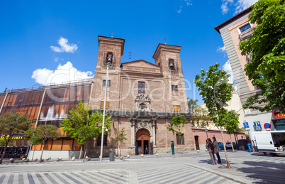 Church of San Martín on a sunny spring day, Madrid