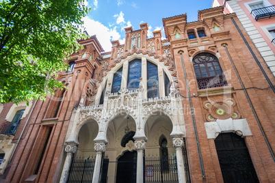 Tipical Church on a sunny spring day in Madrid