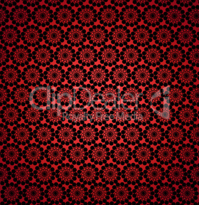 luxurious wallpapers with round red patterns