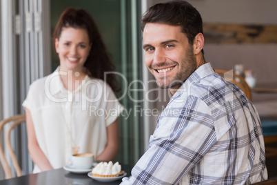 Cute couple on a date