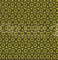 luxurious wallpapers with round yellow patterns