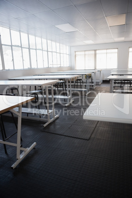 Empty class room