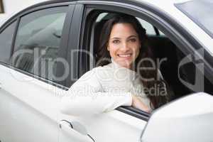 Young woman smiling at camera