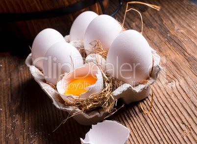 Free-range eggs