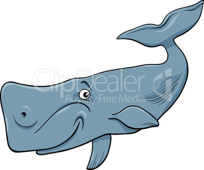 whale animal cartoon illustartion