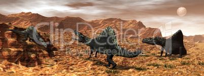 Arizonasaurus dinosaurs - 3D render