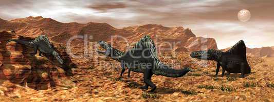 Arizonasaurus dinosaurs - 3D render