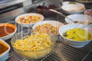 Delicious bowls of fresh salads