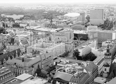 Leipzig aerial view