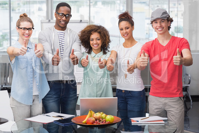 Fashion students working as a team