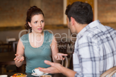 Young couple having an argument