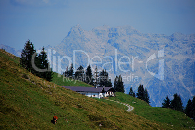 haus im gebirge