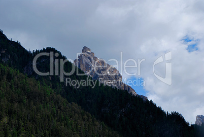 hoher berg und wald