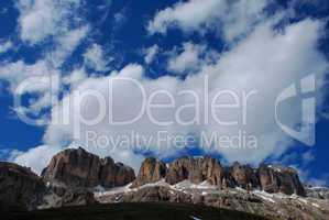 landschaft mit berge und himmel