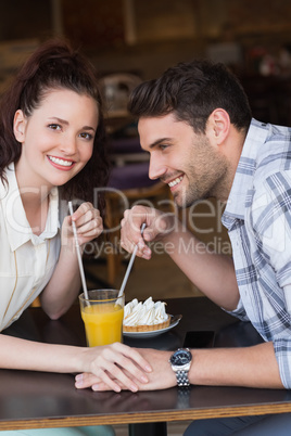 Cute couple on a date