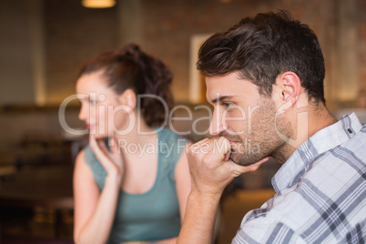 Young couple having an argument