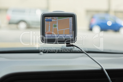 Screen of satellite navigation system