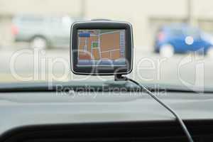 Screen of satellite navigation system