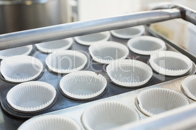 Cupcake holders in trays