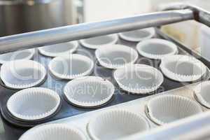Cupcake holders in trays