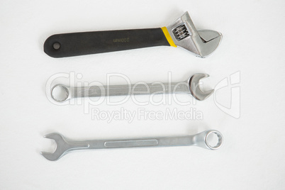 Spanners and adjustable wrench