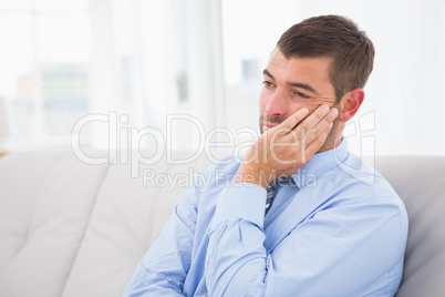 Bored businessman Bored businessman
