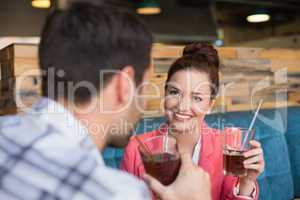 Young couple on a date