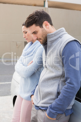 Young couple having an argument