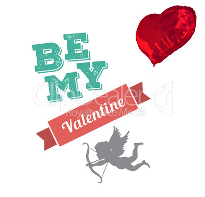 Composite image of be my valentine